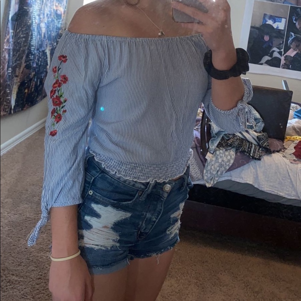 Cute off the shoulder top